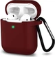 Силиконовый чехол Vanfone для Airpods 1/2, бордовый (VANAX53004) - изображение 1
