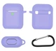 Силиконовый чехол Vanfone для Airpods 1/2, лавандовый (VANAX53009) - изображение 4