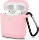 Силиконовый чехол Vanfone для Airpods 1/2, розовый (VANAX53006) - изображение 1