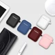 Силиконовый чехол Vanfone для Airpods 1/2, бордовый (VANAX53004) - изображение 6