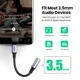 Перехідник USB Type-C для 3.5 mm Ugreen AV161 с DAC chip аудіоадаптер для навушників Space Grey (80154) - зображення 6