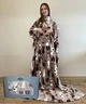 Плед із рукавами та кишенею 160*210 см Кавові Коти - зображення 1