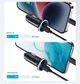 Автомобільний зарядний пристрій Anker PowerDrive 323 – 30W PD + 22.5W USB-A Black (A2735G11) - зображення 5
