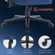 Геймерское игровое кресло GamePro FGC750DB Size L Fabric Dark Blue - изображение 19