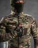 Тактическая флисовая кофта вставками из плащевки Tactical Fleece Jacket Multicam XXL - изображение 3