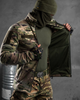 Тактична флісова кофта вставками з плащової тканини Tactical Fleece Jacket Multicam S - зображення 5