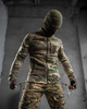 Тактическая флисовая кофта вставками из плащевки Tactical Fleece Jacket Multicam M - изображение 1