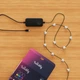 Світлодіодна Smart LED гірлянда Twinkly Candies Heart RGB 200 IP20 12 м USB-C кабель Зелений (TWKH200RGB-G) - зображення 14