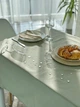 Скатерть водоотталкивающая Delux Textil Оливка 140 х 110 см (366760) - изображение 3