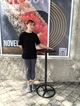 Стол круглый металлический выносной 500х500х1100мм Kompred OL479 - изображение 4