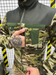 Тактическая флисовая кофта вставками из плащевки Polartec Tactical Fleece Multicam L - изображение 3