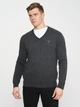 Пуловер мужской GANT Extrafine Lambswool V-Neck 8010520 Antracit Melange XL - изображение 2