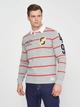 Поло GANT Varsity Heavy Rugger 2025027 Grey Melange XL - зображення 1
