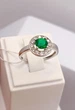 Серебряное кольцо с большим камнем. 16.5. 29361069 - изображение 5