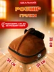 Грілка для ніг вібромасажер електричний 2в1 BRS Brown - зображення 4