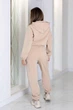 Теплий спортивний костюм зі штанами карго Fashion 42/44 бежевий - зображення 2