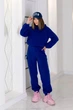 Теплый спортивный костюм со штанами карго Fashion 42/44 электрик - изображение 1