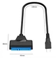 Перехідник адаптер з USB 3.0 Type-c на SATA III/5Gbps для SSD/HDD2.5 - зображення 5