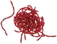Мотыль силиконовый Lucky John Extra Blood Worm (MIX1)* 200 - изображение 5