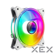 Вентилятор GAMEMAX FN-12Rainbow-Q-Infinity WT - изображение 4