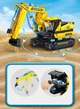 Конструктор машинка Спецтехника Экскаватор Гидравлический механизм Hydraulic systems 554 детали - изображение 4
