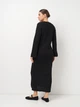 Платье вязаное длинное зимнее теплое женское Parab Style 2022 42-46 Черное (ROZ6501098268) - изображение 2