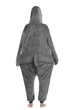 Пижама кигуруми Jamboo взрослая Акула серая XL (175-185 см) - изображение 6