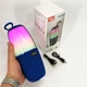 Портативная колонка TG644 5W с RGB подсветкой и ремешком, музыкальные колонки для улицы. Цвет: синий - изображение 4