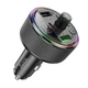 FM модулятор трансмітер Hoco E82 Bluetooth USB/Type-C автомобільний зарядний пристрій зі швидкою зарядкою - зображення 1