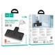 Мережевий подовжувач фільтр Hoco AC12A 1xUSB QC3.0 3xType-C PD30W 3.0А 2500W швидка зарядка чорний - зображення 5