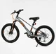 Детский спортивный велосипед 20 дюймов Corso «F35» MG-20415 магниевая рама, Shimano Revoshift 7 скоростей серый - изображение 2