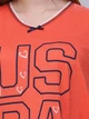 Домашній одяг U. S. Polo Assn - Футболка та бриджі 15662 помаранчеві, S - зображення 3