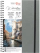 Блокнот для акварели на спирали Rosa Gallery Watercolor by Fabriano А4 250 г/м² 32 листа Антрацит (4823098540854) - изображение 1