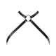 Портупея из экокожи Bijoux Indiscrets MAZE Cross Chest Harness Черный One Size - изображение 5