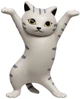 Держатель для аксессуаров BeCover Cute Cat Тімоха Light Gray (BC_712115) - изображение 1