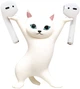 Держатель для аксессуаров BeCover Cute Cat Сніжок White (BC_712118) - изображение 2