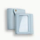 Именной мини кошелек с гравировкой на заказ, Baby blue, Malina Leather - изображение 5