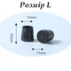 Силіконові накладки на каблуки Protective heel stoppers Round Black Розмір L - изображение 2