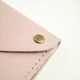 Именной мини кошелек с гравировкой на заказ, Powder, Malina Leather - изображение 6
