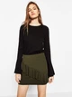 Юбка мини летняя прямая женская Zara 01131295505 М Зеленая (ZP01131295505037) - изображение 3