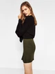 Юбка мини летняя прямая женская Zara 01131295505 М Зеленая (ZP01131295505037) - изображение 4