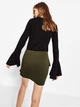 Юбка мини летняя прямая женская Zara 01131295505 М Зеленая (ZP01131295505037) - изображение 5