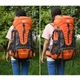 Рюкзак Free Knight Trekking Army Green (темно зеленый) туристический треккинговый походный спортивный 60 л - изображение 7