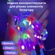 Гірлянда на ялинку 2 метри Smart 200 LED з управлінням через телефон і пульт USB білий дріт - зображення 3