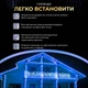 Гирлянда бахрома 25 метров 750 светодиодов для улицы голубого цвета с черным проводом - изображение 6