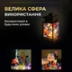 Светодиодная гирлянда Роса 5 метров на батарейках нить 50 led на зеленом проводе мультиколор 50L5MGML - изображение 3