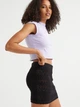 Юбка мини летняя прямая женская H&M 061063995 XXS Черная (6666000267542) - изображение 5