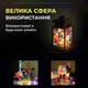 Светодиодная гирлянда Роса 3 метра на батарейках 30 led нить на зеленом проводе мультиколор 30L3MGML - изображение 4