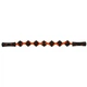 Масажер стрічка роликовий антицелюлітний 7 масажерів Zelart Massager Bar 0893 Black-Orange - зображення 2