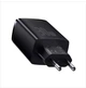 Сетевое Зарядное Устройство Baseus Compact Quick Charger 30W (Type-C + 2USB) Black - изображение 5